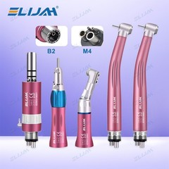 Dental High/Low Speed Handpiece Kit 2/4 Hole Straight/Contra Angle Handpiece Set