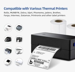 20 Rolls 4″ x 6″ Zebra 2844 Eltron ZP450 Direct Thermal Shipping Labels 250/roll