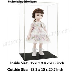 Large Acrylic Display Case Box Collectibles Diecast 1/18 Dustproof Self-Install