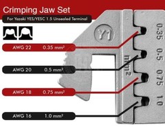 Crimping Tool Die – Y1 for Yazaki YES/YESC 1.5 Unsealed Terminal AWG 22/20/18/16