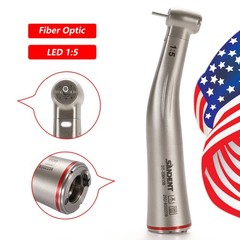 Dental Electric Handpiece 1:5 Contra Angle Fiber Optic High Speed Standard Head
