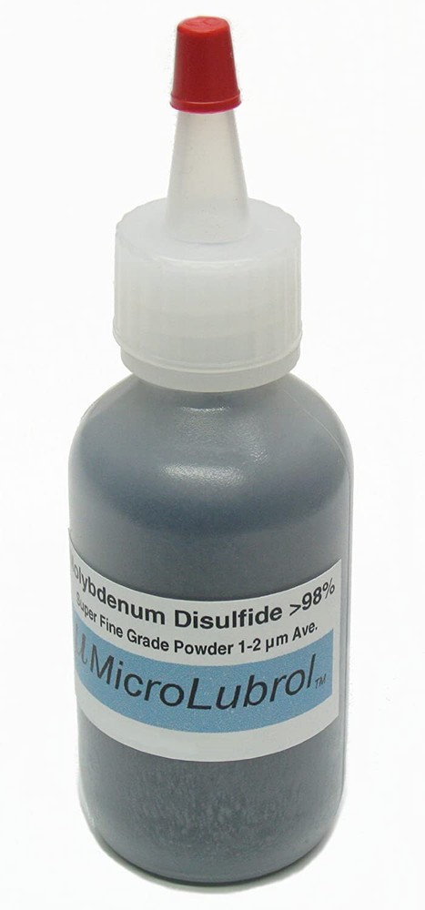 1 oz 28g MICROLUBROL MOLYBDENUM DISULFIDE Moly MoS2 Powder SUPER FINE 1-2 micron