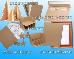Corrugated Cardboard Sheets 4mm – 3/16″ for Mailing, Arts and Crafts & Packaging