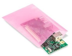 12″x15″ Anti-Static Flat Poly Bags Pink Hard Drives SSD Electronics 2 Mil PAS