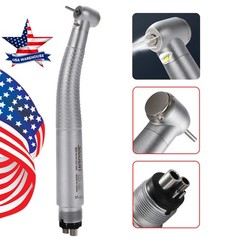 Dental LED E-generator High Speed Handpiece 4Holes 4-Port Spray SANDENT FG1.60mm