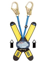 DBI-Sala 3M Talon 6′ Twin-Leg Quick Connect Self Retracting Lifeline, Nylon Web