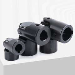 Universal Flexible Shaft Coupling Coupler Motor U Joint Connector 45# Steel