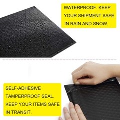 ProLine® 50 Black #2 8.5×12 Poly Bubble Padded Self Seal Envelopes Mailers