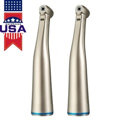 2 Ti-MAX X25L Dental 1:1 Fiber Optic Contra Angle Slow Speed Handpiece fits NSK