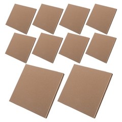 10Pcs Kraft Paper Cardboard Boxes for Shipping Albums Drawings and Documents