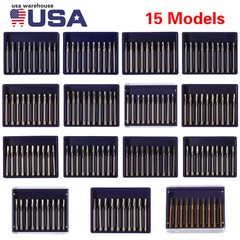 Dental Carbide Burs FG1/2/3/4/5/6/7/8 Round for High Speed Handpiece 10 -100Pcs