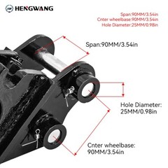 Mini Excavator Attachment Quick Change Hitch High Compatibility Easy To Use