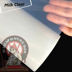 Sample CALCA Waterproof Inkjet Milky Transparency Film Silk Screen 17″ x 16.7 FT