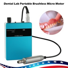 Lab Portable Electric Micromotor Polishing Unit + E-type Motor Handpiece Dental