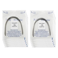 100PCS Dental Orthodontic Arch Wire Niti Round Ovoid Upper Lower 012 014 016 018