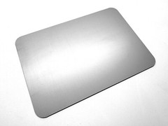 10pc Lot Rowmark Acrylic Plastic Sheet/Blank 1/16″ Brushed “Stainless”