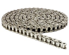 #35 NP Nickel Plated Roller Chain 10 Feet with 2 Connecting Links Anti-Corrosion