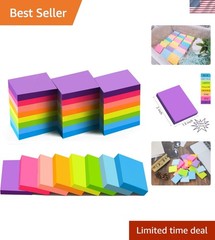 Colorful 1.5×2 Inch Sticky Notes – 24 Pads, Perfect for Office, Home, & School