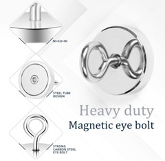 Fishing Magnets strong set kit large seper Neodymium Magnet n52 150 lbs 4 pack