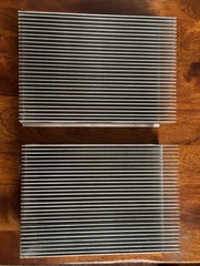 Aluminum Heatsink – 6 7/8″ L x 4 3/4″ W x 3 3/8″ H – 1/8″ Fin Spacing