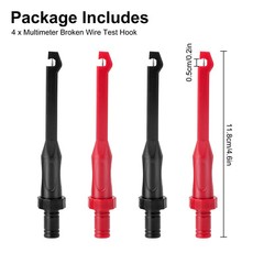 4Pcs Electronic Wire Piercing Probe Clip for Automotive Diagnostic Tester Tool