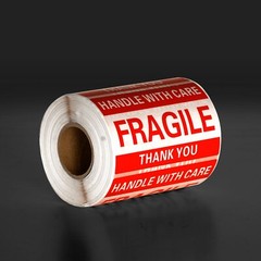 1 Roll 500 2×3 Fragile Stickers Fragile Label Sticker Handle With Care Mailing