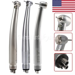 1-5 E-generator LED Dental Fiber Optic Handpiece 4Holes Big Standard Mini Head