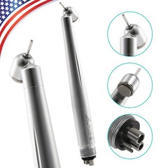 NSK Style Dental 45 Degree Surgical High Speed Handpiece Push Button 4 Holes OR
