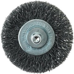 2″ Crimped Carbon Steel Wire Wheel Brush w/ 1/4″ Shank For Die Grinder or Drill