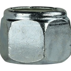 Nylon Insert Hex Lock Nuts Zinc Plated Grade 2 Steel Nyloc All Sizes Available