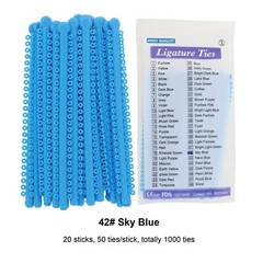 1000pcs Dental Orthodontic Ligature Ties Elastic Rubber Bands Braces ortodoncia