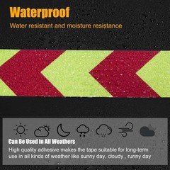 Multi-Color Waterproof Reflective Tape – 2″ x 32.8′ for Enhanced Night Safety