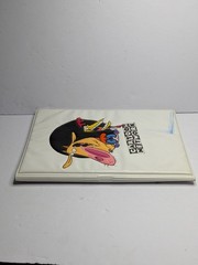 Vintage CARTOON NETWORK Letter Size Desk Folder Vinyl Padded DEXTER JOHNNY BRAVO