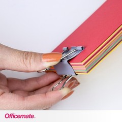 12 Durable Gray EZ Binder Clips – Strong, Easy Open Design for Paper Management