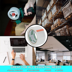 12 Rolls of Shipping Depot Carton Box Sealing Clear Packing Tape 3″ x 110 Yds