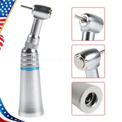 NSK Style Dental Low Speed Handpiece Push Button Contra Angle Fit FG1.6MM Burs