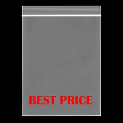 100-1000 pcs Zip Reclosable Lock Bag REAL 2 Mil Clear Poly Bags, PRIORITY MAL