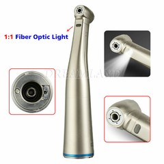 Dental 1:1/1:5/20:1 Fiber Optic Handpiece LED Contra Angle Fit Electric Motor