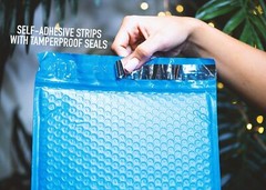 #CD 7.25×8 BLUE POLY BUBBLE MAILERS SHIPPING PADDED BAGS MAILING ENVELOPE 7.25×7