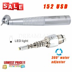 45 Degree Angle Dental Fiber Optic Surgical Handpiece For KV LED Coupling OEM
