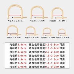 1/2/5/10pcs Alloy D-Ring 0.9cm – 3.8cm Metal Purse Frame Hardware Multi-Color