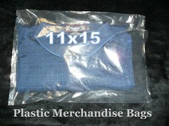 100 Plastic Merchandise Bags 11”x 15” Clear 1.5 Mil Apparel Product Bags 11×15