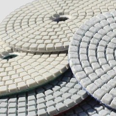 4″ Diamond Polishing Pad 54 PCS Grit 50 100 200 400 1500 Granite Concrete Glass