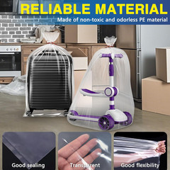 5 Pack 40” X 60” Extra Large Clear Plastic Bags, 2 Mil Storage Bags Ideal f…