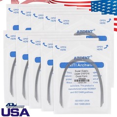AZDENT Dental Ortho Braces Super Elastic Niti Ovoid Form Rectangular Arch Wires