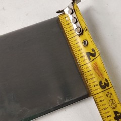 1/4″ x 3″ Aluminum Flat Bar, 6061 Plate, 6 Inch Length, T6511 Mill Stock, 0.25″