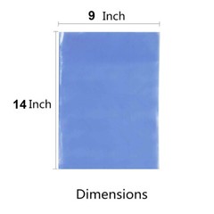 9″x14″ Clear Heat Shrink Wrap Bags PVC Film Gifts Bottles Candles Packing USA