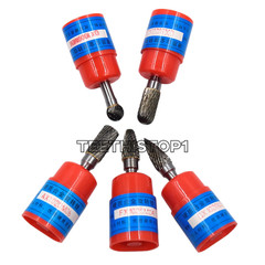 5 Types Dental Cutting Tool Grinder 1/4″ Cylindrical Cut Tungsten Carbide Bur