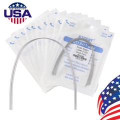Dental Orthodontic Arch Wire Round Super Elastic NITI Round Ovoid Form AZDENT