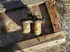 Used 1967 Case W-7 Loader, 301D Engine OEM Fuel Filter Housing # A40435
